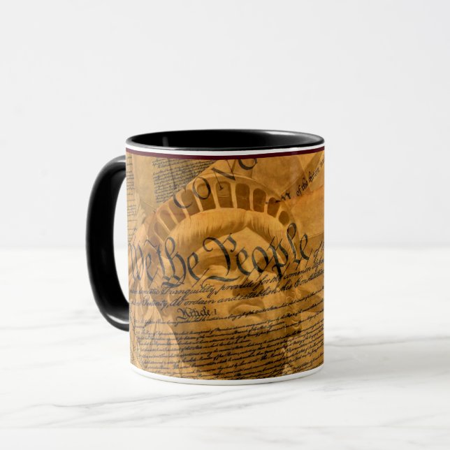 We The People American Constitution  Mug (Front Left)