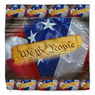 We The People American Flag Bandana