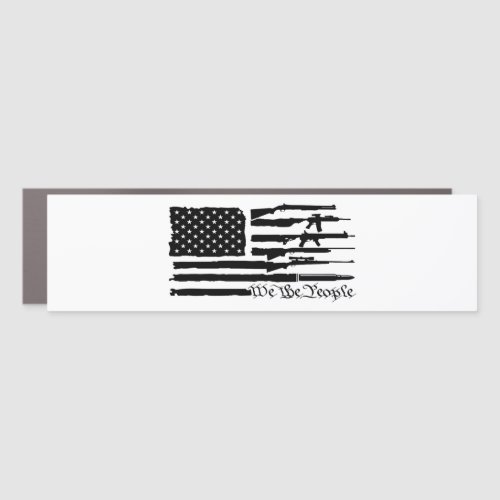 We The People American flag Bumper Sticker Car Magnet