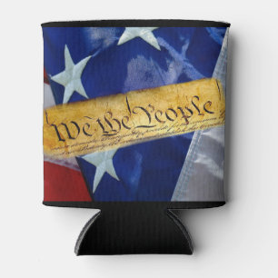 We The People American Flag Can Cooler