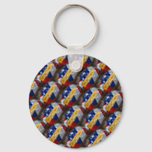 We The People American Flag Keychain