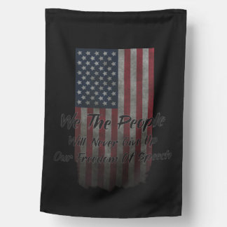 We The People American Flag USA Freedom of Speech