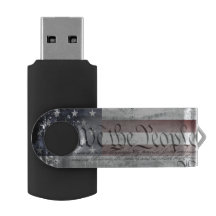 WE THE PEOPLE American Flag USB Flash Drive