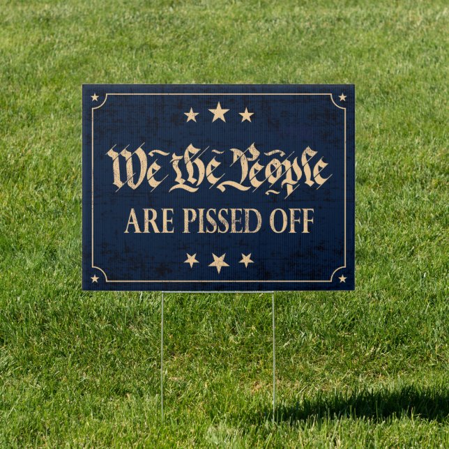 We the people, anti Biden Pro trump 2024 Sign (Insitu)