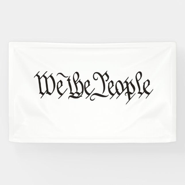 We The People Banner (Horizontal)