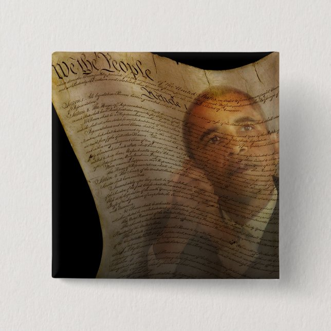 We the People...Barack Obama & the Constitution Button (Front)