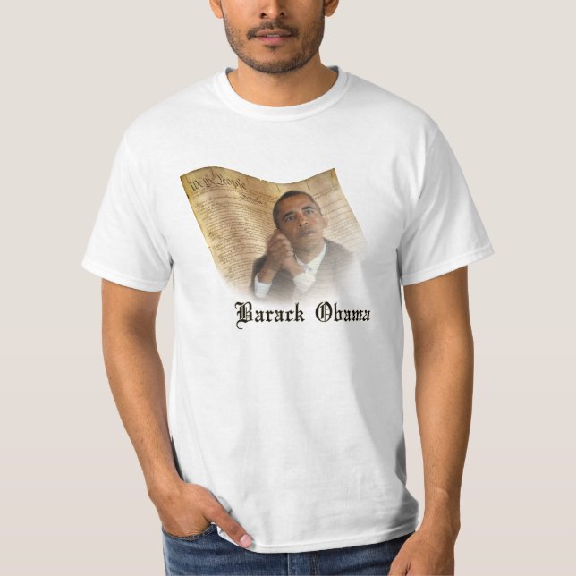 We the People...Barack Obama & the Constitution T-Shirt (Front)