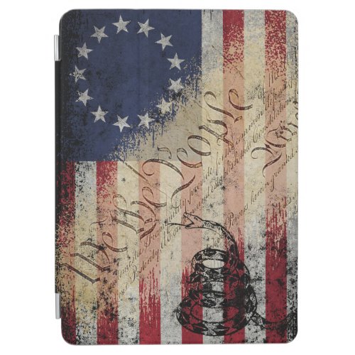 We The People Betsy Ross American Flag and Snake iPad Air Cover
