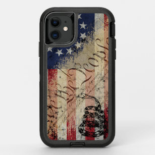 We The People Betsy Ross American Flag and Snake OtterBox Defender iPhone 11 Case