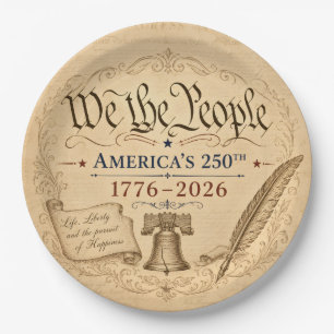 We the People Bowl Paper Plates
