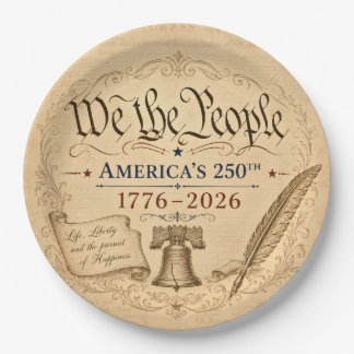 We the People Bowl Paper Plates