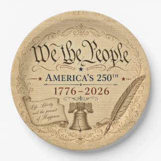 We the People Bowl Paper Plates