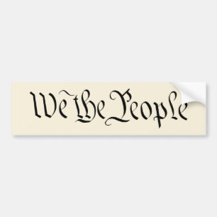 We the People Bumper Sticker
