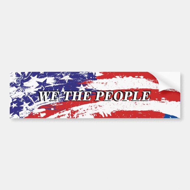 WE THE PEOPLE - Bumper Sticker (Front)