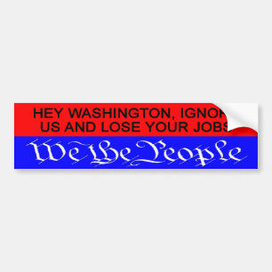We the People bumper sticker
