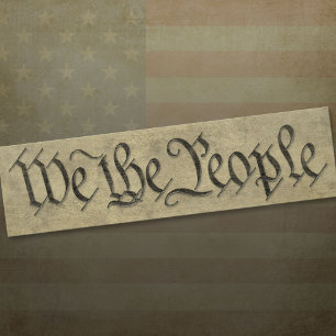 We the People... Bumper Sticker