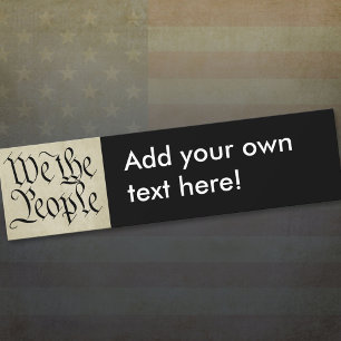 We the People! Bumper Sticker