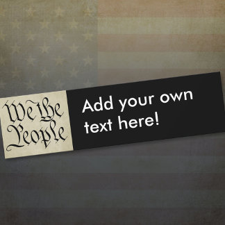 We the People! Bumper Sticker