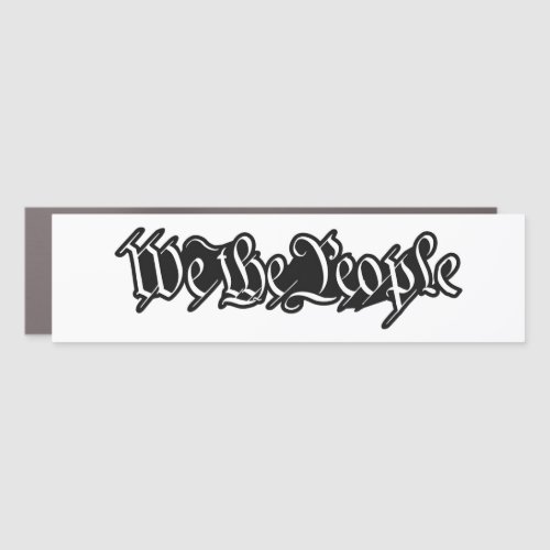 WE THE PEOPLE Bumper Sticker Car Magnet
