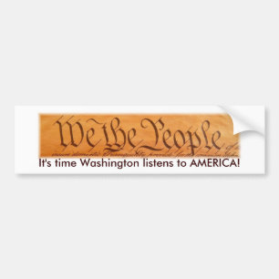 WE THE PEOPLE Bumper Sticker II