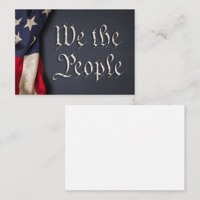 We the People Business Card (Front/Back)