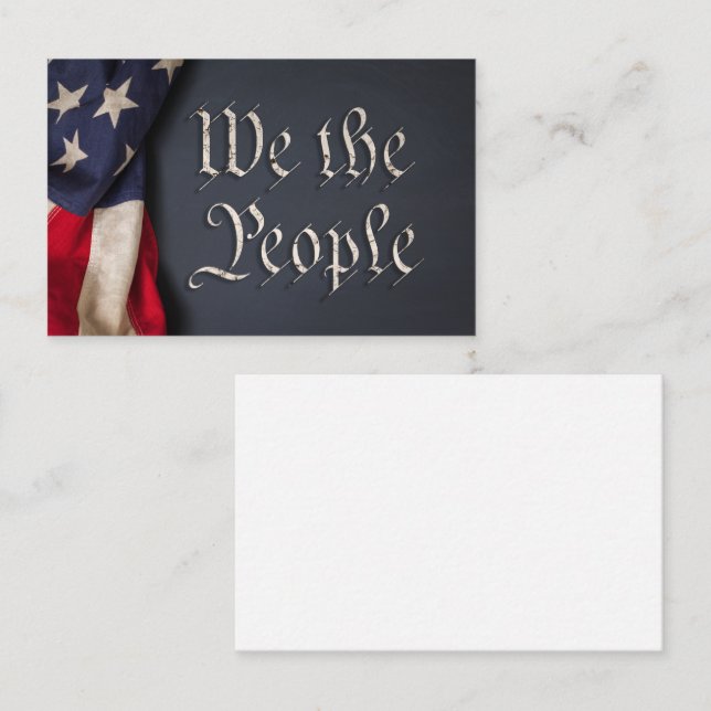 We the People Business Card (Front/Back)