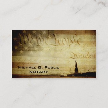 We The People Business Cards by Meg_Stewart at Zazzle