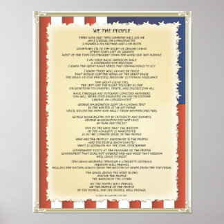 "We The People" By Lee Clayton - Poster