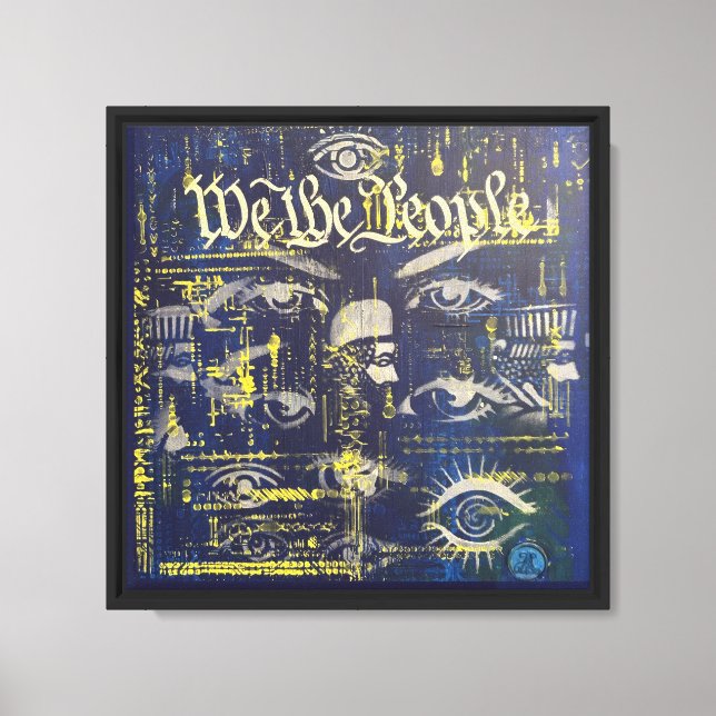 We the People Canvas Print (Front)