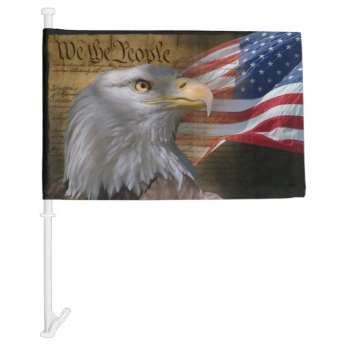 We The People Car Flag