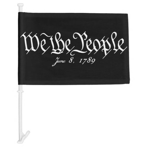 We the People Car Flag