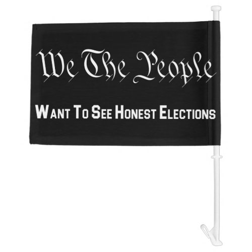We The People Car Flag