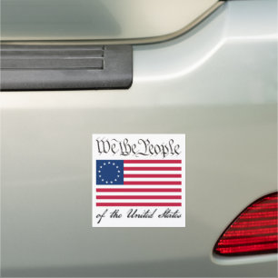 We the People Car Magnet