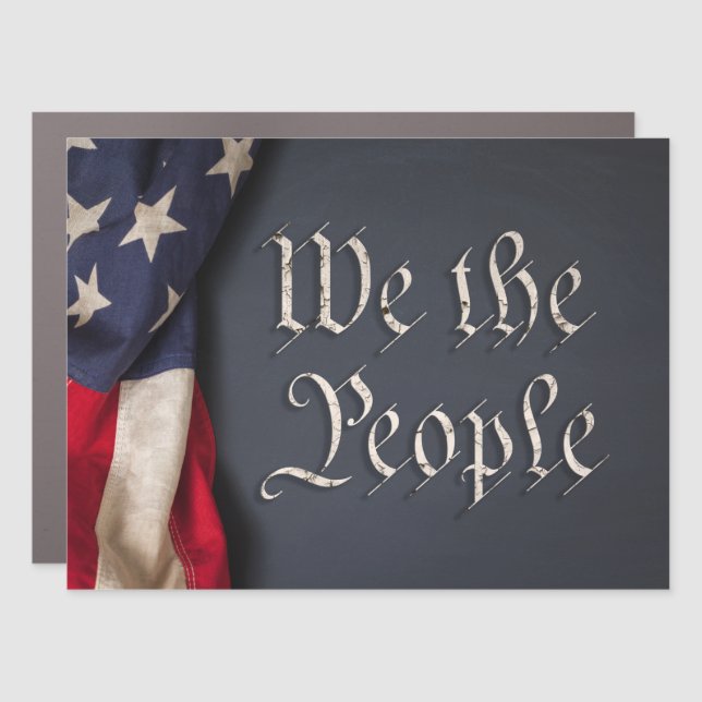 We the People Car Magnet (Front)