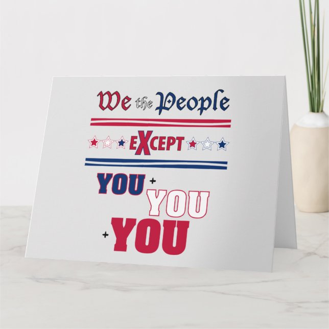 We the People   Card (Front)