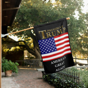 WE THE PEOPLE CELEBRATE PRESIDENT TRUMP HOUSE FLAG