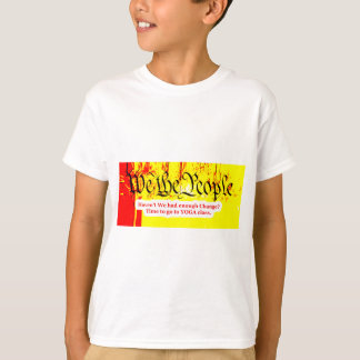We The People Change YOGA The MUSEUM Zazzle Gifts T-Shirt