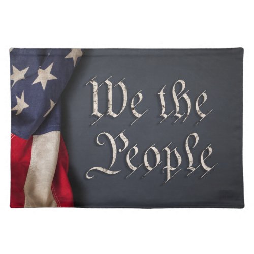 We the People Cloth Placemat