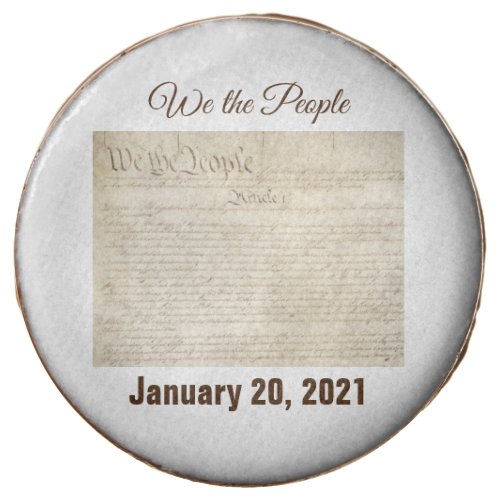 We the People Congress Constitution Election USA Chocolate Covered Oreo