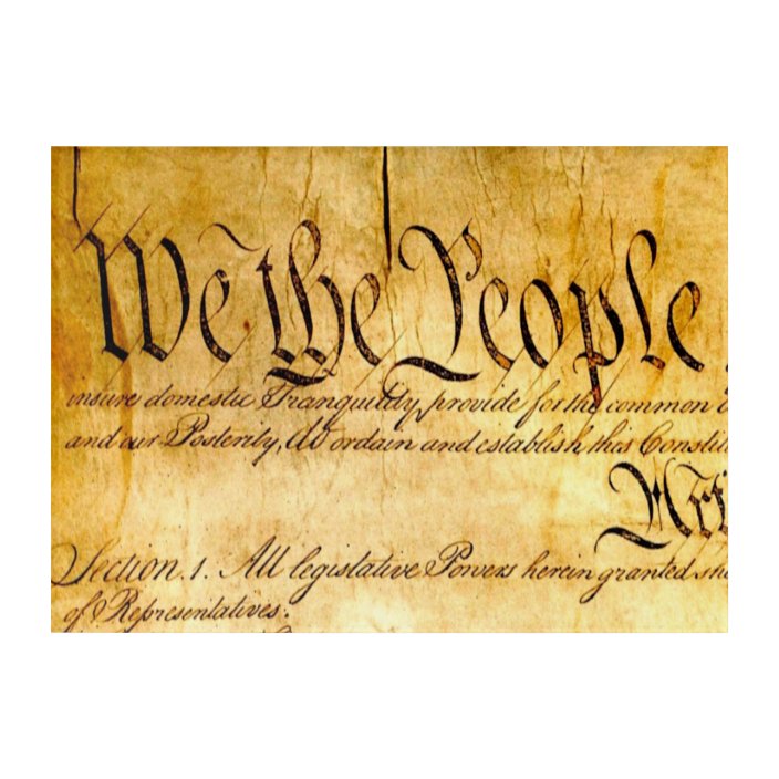 we the people constitution acrylic print zazzlecom