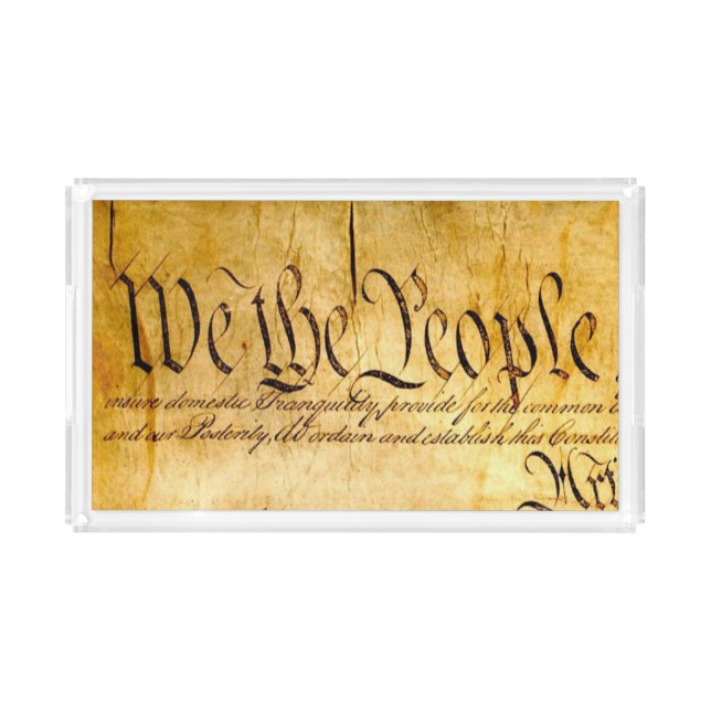 We the People - Constitution Acrylic Tray (Front)