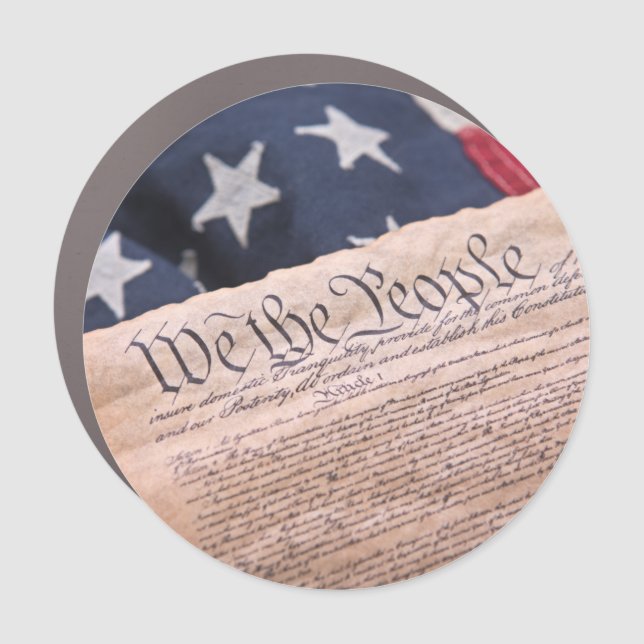 We the People Constitution Car Magnet (Front)