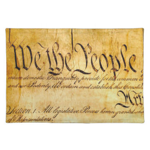 We the People - Constitution Cloth Placemat