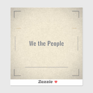 We the People Constitution Day Sticker
