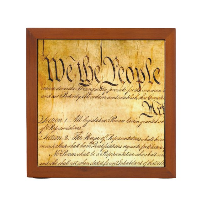 We the People - Constitution Desk Organizer (Front)