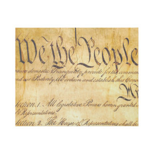 We the People - Constitution Gallery Wrap