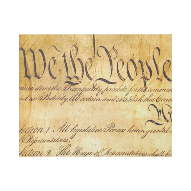 We the People - Constitution Gallery Wrap (Front)