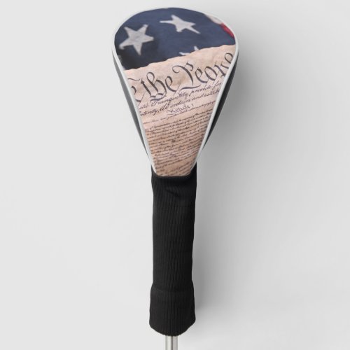 We the People Constitution Golf Head Cover
