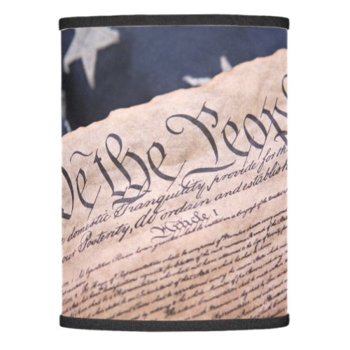 We the People Constitution Lamp Shade
