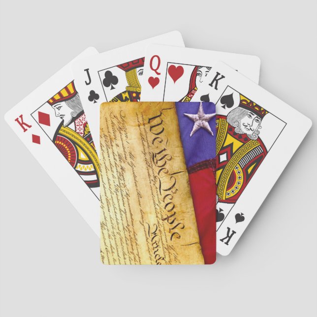 We the People Constitution of the United States Poker Cards (Back)